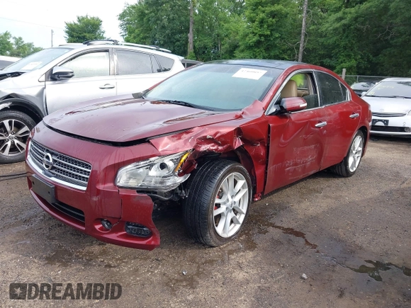 2011 Nissan Maxima SV with VIN 1N4AA5AP4BC803976, listed as a IAAI auction lot 42460897 with 108,392 mi miles and . Bid and sale history available at DreamBid. Image 2.