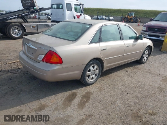 2001 Toyota Avalon XL w/Bucket Seats with VIN 4T1BF28B61U131772, listed as a IAAI auction lot 42039204 with Not Provided miles. Bid and sale history available at carsss.com. Image 4.