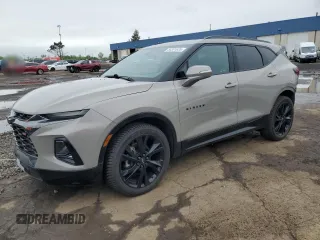 2021 Chevrolet Blazer RS with VIN 3GNKBERS1MS566498, listed as a Copart auction lot 56381635 with 40,519 mi miles and Salvage title. Bid and sale history available at DreamBid. Image 1.