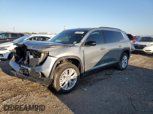 2024 GMC Acadia FWD Elevation z VIN 1GKENKKS4RJ155213, wystawiony jako Copart lot #45335845 z przebiegiem 15 547 mil mil oraz Szkoda całkowita • Salvage title. Historia ofert i sprzedaży dostępna na DreamBid. Obrazek 1.