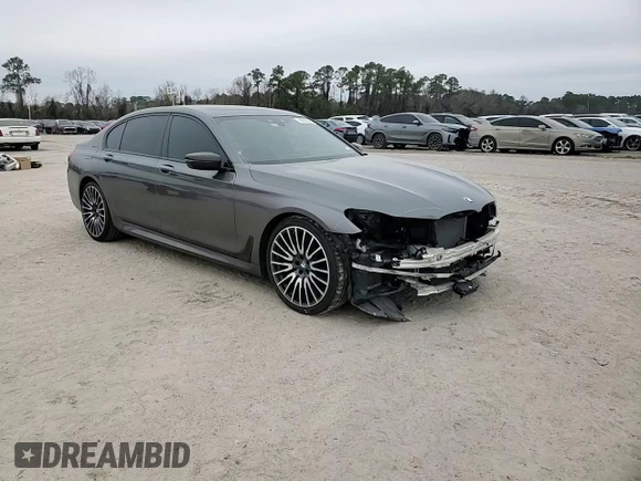 2018 BMW 7 Series 750i with VIN WBA7F0C59JGM24142, listed as a Copart auction lot 45532365 with 62,120 mi miles and Salvage Title. Bid and sale history available at carsss.com. Image 11.