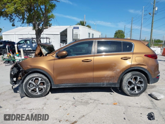2020 Kia Sportage LX with VIN KNDPM3ACXL7742544, listed as a IAAI auction lot 41763261 with 72,172 mi miles. Bid and sale history available at carsss.com. Image 13.