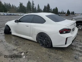 2024 BMW M2 with VIN 3MF13DM01R8E30309, listed as a Copart auction lot 43251685 with 12,780 mi miles and Salvage Title. Bid and sale history available at carsss.com. Image 2.