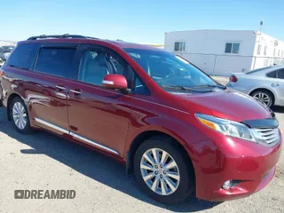 2015 Toyota Sienna Ltd with VIN 5TDDK3DC3FS112783, listed as a IAAI auction lot 41435212 with 62,793 mi miles. Bid and sale history available at carsss.com. Image 1.
