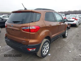 2020 Ford EcoSport SE with VIN MAJ6S3GL2LC376892, listed as a IAAI auction lot 41655638 with 56,710 mi miles and . Bid and sale history available at DreamBid. Image 4.