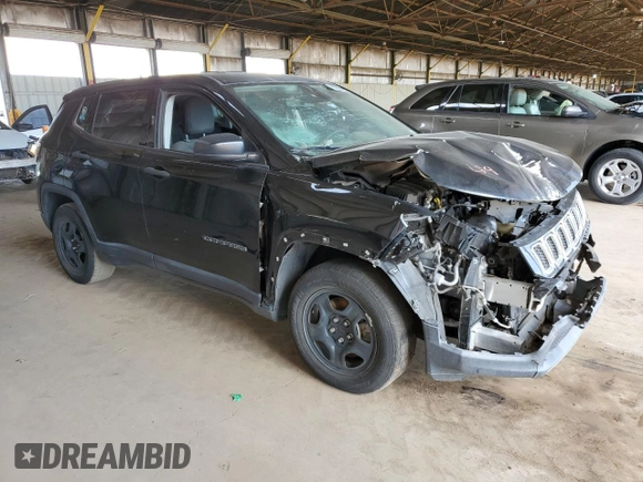 2019 Jeep Compass Sport with VIN 3C4NJCAB8KT622274, listed as a Copart auction lot 55503185 with 36,083 mi miles and Clean title. Bid and sale history available at DreamBid. Image 4.