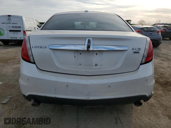 2012 Lincoln MKS with VIN 1LNHL9ER0CG806966, listed as a Copart auction lot 76887514 with Not Provided miles and Salvage Title. Bid and sale history available at DreamBid. Image 6.
