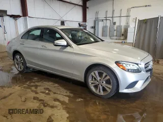 2019 Mercedes-Benz C 300 with VIN 55SWF8EB3KU291873, listed as a Copart auction lot 66107855 with 93,778 mi miles and Salvage title. Bid and sale history available at DreamBid. Image 4.