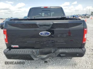 2020 Ford F-150 XL with VIN 1FTEW1C51LKF53637, listed as a Copart auction lot 54132605 with 27,132 mi miles and Salvage title. Bid and sale history available at DreamBid. Image 6.