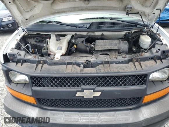 2013 Chevrolet Express Cargo with VIN 1GCSGAFX8D1119655, listed as a Copart auction lot 65659025 with 81,670 mi miles and Salvage title. Bid and sale history available at DreamBid. Image 12.