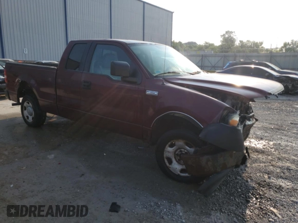 2005 Ford F-150 STX with VIN 1FTRX12W45FA42749, listed as a Copart auction lot 58972175 with Not provided miles and Non repairable. Bid and sale history available at DreamBid. Image 4.