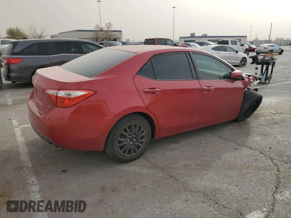 2014 Toyota Corolla L z VIN 2T1BURHE2EC126665, wystawiony jako Copart lot #47493545 z przebiegiem 107 196 mil mil oraz Szkoda całkowita • Salvage title. Historia ofert i sprzedaży dostępna na DreamBid. Obrazek 3.