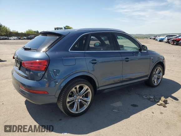 2018 Audi Q3 Premium Plus with VIN WA1JCCFS1JR011991, listed as a Copart auction lot 55063625 with 57,962 mi miles and Salvage title. Bid and sale history available at DreamBid. Image 3.