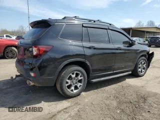 2022 Honda Passport TrailSport with VIN 5FNYF8H62NB029873, listed as a Copart auction lot 53582655 with 50,246 mi miles and Salvage Title. Bid and sale history available at DreamBid. Image 3.