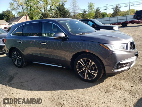 2020 Acura MDX Technology with VIN 5J8YD4H53LL048076, listed as a Copart auction lot 53935825 with 36,260 mi miles and Salvage title. Bid and sale history available at DreamBid. Image 4.