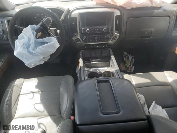 2015 Chevrolet Silverado 1500 LTZ with VIN 3GCUKSEC3FG202426, listed as a Copart auction lot 50644095 with 0 mi miles and Salvage Title. Bid and sale history available at carsss.com. Image 8.