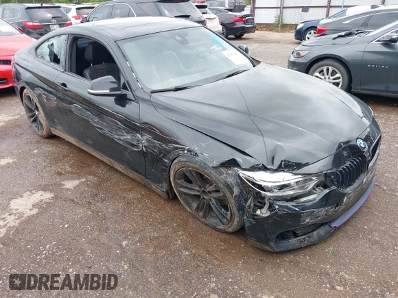 2015 BMW 4 Series 428i xDrive with VIN WBA3N5C56FK198340, listed as a IAAI auction lot 42153190 with 96,054 mi miles and . Bid and sale history available at DreamBid. Image 1.