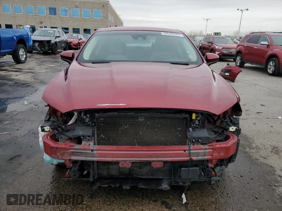 2019 Ford Fusion SE with VIN 3FA6P0HD7KR162259, listed as a Copart auction lot 49509425 with 98,429 mi miles and Salvage Title. Bid and sale history available at DreamBid. Image 5.