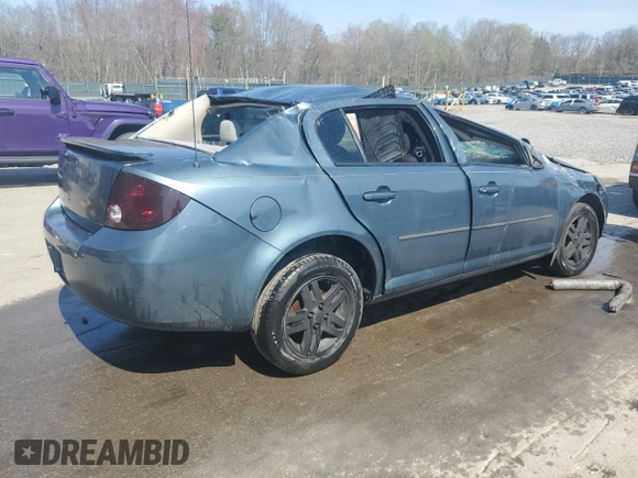 2005 Chevrolet Cobalt LS with VIN 1G1AL52F457526150, listed as a Copart auction lot 54312855 with Not Provided miles and Salvage Title. Bid and sale history available at DreamBid. Image 3.