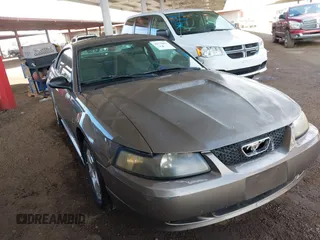 2002 Ford Mustang Standard with VIN 1FAFP40442F212762, listed as a IAAI auction lot 41776411 with 166,183 mi miles. Bid and sale history available at carsss.com. Image 1.