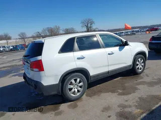 2011 Kia Sorento LX with VIN 5XYKT3A1XBG130115, listed as a IAAI auction lot 41844149 with 202,443 mi miles and . Bid and sale history available at carsss.com. Image 4.