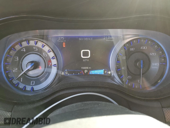 2016 Chrysler 300 with VIN 2C3CCAGG6GH136110, listed as a Copart auction lot 52434815 with 150,658 mi miles and Salvage Title. Bid and sale history available at carsss.com. Image 9.