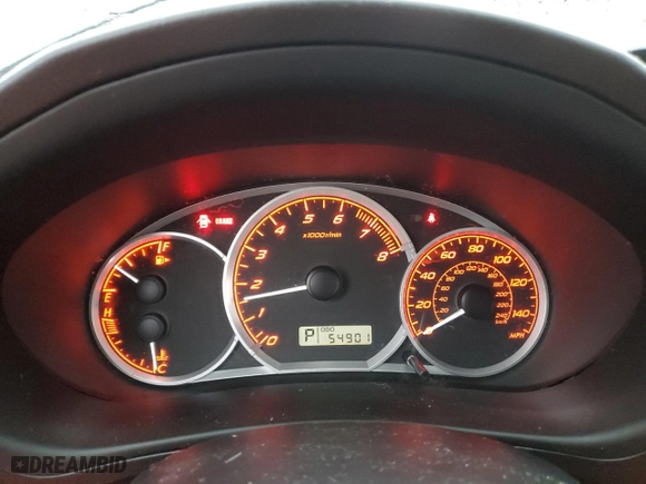 2009 Subaru Impreza Sedan (Natl) WRX with VIN JF1GE74669H515919, listed as a Copart auction lot 84645974 with 54,901 mi miles and Salvage Title. Bid and sale history available at carsss.com. Image 9.