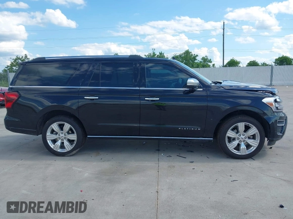 2024 Ford Expedition Max Platinum with VIN 1FMJK1L83REA26576, listed as a IAAI auction lot 42216188 with 9,005 mi miles and . Bid and sale history available at DreamBid. Image 12.