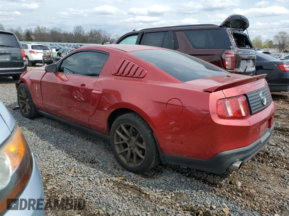 2010 Ford Mustang V6 with VIN 1ZVBP8AN3A5133074, listed as a Copart auction lot 52142895 with 124,033 mi miles and Salvage Title. Bid and sale history available at DreamBid. Image 2.