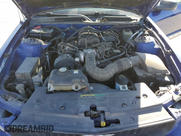 2005 Ford Mustang Deluxe with VIN 1ZVFT80N455129183, listed as a Copart auction lot 48500905 with 162,440 mi miles and Salvage Title. Bid and sale history available at carsss.com. Image 12.