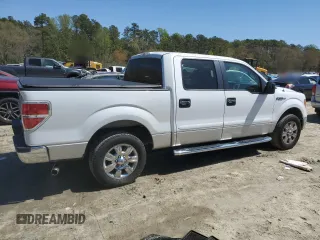 2010 Ford F-150 XL with VIN 1FTEW1C87AFD70646, listed as a Copart auction lot 53051625 with 162,396 mi miles and Salvage Title. Bid and sale history available at carsss.com. Image 3.