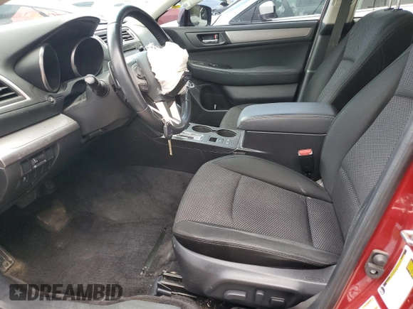 2015 Subaru Outback Premium with VIN 4S4BSACC4F3207251, listed as a Copart auction lot 58528705 with 100,433 mi miles and Salvage title. Bid and sale history available at DreamBid. Image 7.