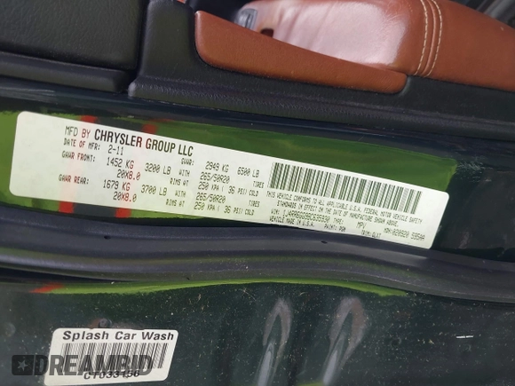 2011 Jeep Grand Cherokee Overland with VIN 1J4RR6GG9BC635930, listed as a IAAI auction lot 42267446 with Not provided miles and . Bid and sale history available at DreamBid. Image 9.