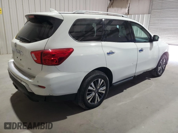 2020 Nissan Pathfinder S with VIN 5N1DR2AM2LC649334, listed as a Copart auction lot 53488155 with 120,617 mi miles and Clean title. Bid and sale history available at DreamBid. Image 3.