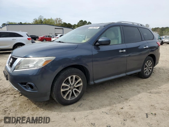 2013 Nissan Pathfinder SV z VIN 5N1AR2MM8DC641237, wystawiony jako Copart lot #51488765 z przebiegiem 153 473 mil mil oraz Szkoda całkowita • Salvage title. Historia ofert i sprzedaży dostępna na DreamBid. Obrazek 1.