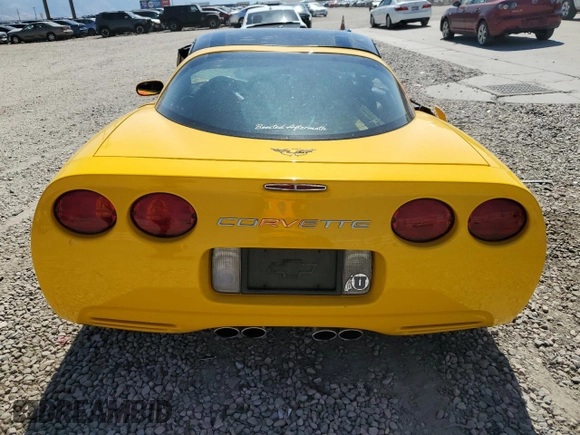 2002 Chevrolet Corvette with VIN 1G1YY22G725124475, listed as a Copart auction lot 70100134 with 0 mi miles and Salvage Title. Bid and sale history available at carsss.com. Image 6.