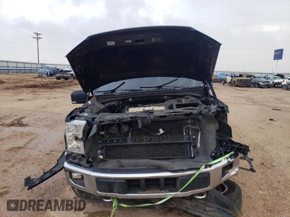 2017 Ford F-150 XL with VIN 1FTEX1EP4HFA85432, listed as a Copart auction lot 54600974 with 135,285 mi miles and Salvage Title. Bid and sale history available at carsss.com. Image 5.