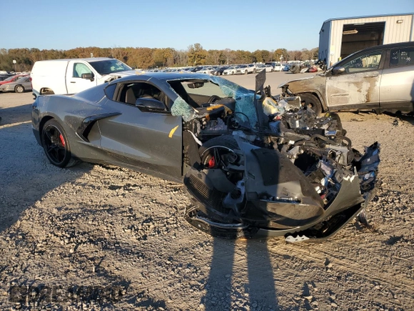 2022 Chevrolet Corvette 2LT with VIN 1G1YB2D49N5109954, listed as a Copart auction lot 82520864 with 44,566 mi miles and Salvage Title. Bid and sale history available at carsss.com. Image 4.