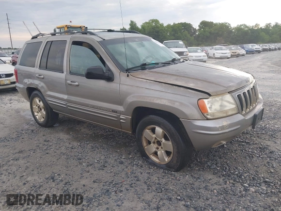 2001 Jeep Grand Cherokee Limited with VIN 1J4GW58N31C510766, listed as a IAAI auction lot 42107607 with 305,893 mi miles and . Bid and sale history available at DreamBid. Image 1.