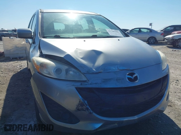 2012 Mazda 5 Sport with VIN JM1CW2BL3C0125660, listed as a IAAI auction lot 41595395 with 163,953 mi miles. Bid and sale history available at carsss.com. Image 12.