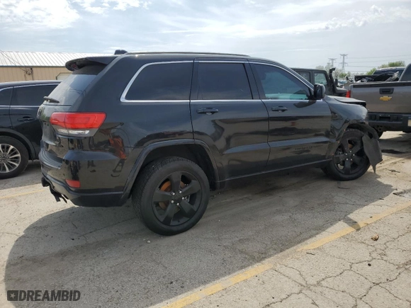 2015 Jeep Grand Cherokee Laredo with VIN 1C4RJFAG5FC724874, listed as a Copart auction lot 52462214 with 99,650 mi miles and Salvage Title. Bid and sale history available at carsss.com. Image 3.
