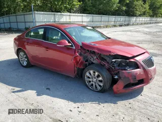 2013 Buick Regal with VIN 2G4GR5ERXD9248188, listed as a Copart auction lot 67896514 with 121,576 mi miles and Salvage Title. Bid and sale history available at carsss.com. Image 4.