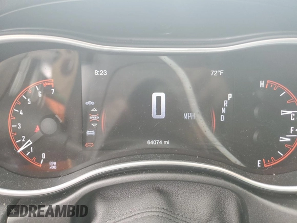 2019 Dodge Durango SXT Plus with VIN 1C4RDJAG5KC633530, listed as a Copart auction lot 60895005 with 64,074 mi miles and Salvage title. Bid and sale history available at DreamBid. Image 9.
