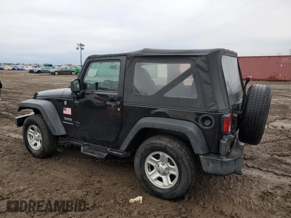 2017 Jeep Wrangler Sport with VIN 1C4AJWAG5HL525999, listed as a Copart auction lot 47362975 with 52,108 mi miles and Salvage Title. Bid and sale history available at DreamBid. Image 2.