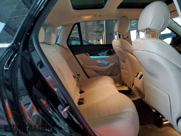 2019 Mercedes-Benz GLC 300 with VIN WDC0G4JB2KF587198, listed as a Copart auction lot 60434795 with 74,546 mi miles and Salvage title. Bid and sale history available at DreamBid. Image 11.