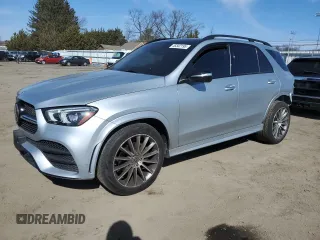 2022 Mercedes-Benz GLE 350 z VIN 4JGFB4KB9NA830600, wystawiony jako Copart lot #46502195 z przebiegiem 43 251 mil mil oraz Szkoda całkowita • Salvage title. Historia ofert i sprzedaży dostępna na DreamBid. Obrazek 1.