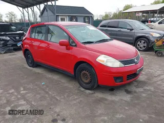 2007 Nissan Versa 1.8 S with VIN 3N1BC13EX7L364889, listed as a IAAI auction lot 42008734 with 147,613 mi miles. Bid and sale history available at carsss.com. Image 1.