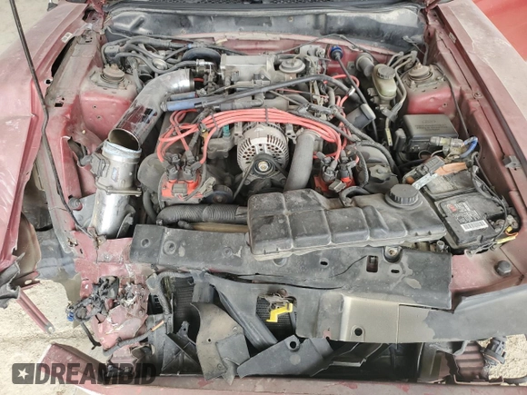 1996 Ford Mustang GT с VIN 1FALP42XXTF217850, выставлен на аукционе Copart как лот 52391385 с пробегом 171 682 миль миль и Списание • Salvage title. История ставок и продаж доступна на DreamBid. Изображение 11.