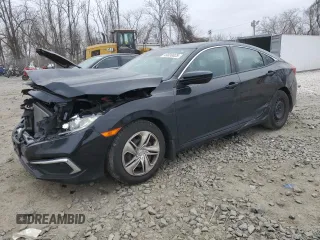2020 Honda Civic LX z VIN 19XFC2F66LE210882, wystawiony jako Copart lot #49330825 z przebiegiem 70 046 mil mil oraz Szkoda całkowita • Salvage title. Historia ofert i sprzedaży dostępna na DreamBid. Obrazek 1.
