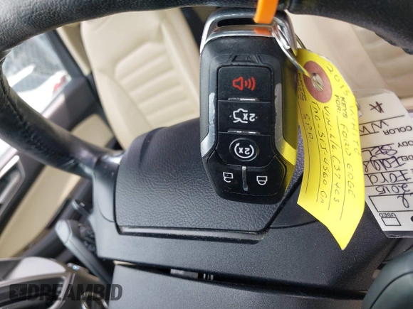 2015 Ford Edge SEL with VIN 2FMTK3J99FBC37403, listed as a IAAI auction lot 41970971 with 136,097 mi miles. Bid and sale history available at carsss.com. Image 11.